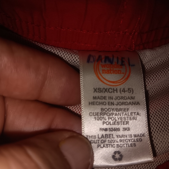 Boys size xsmall 4/5, Wonder Nation swim trunks - Picture 3 of 3